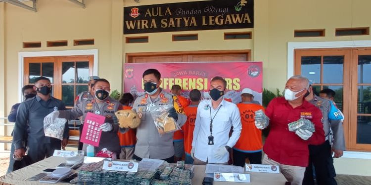 Polres Cianjur Berhasil Amankan 6 Tersangka Pengedar Narkoba