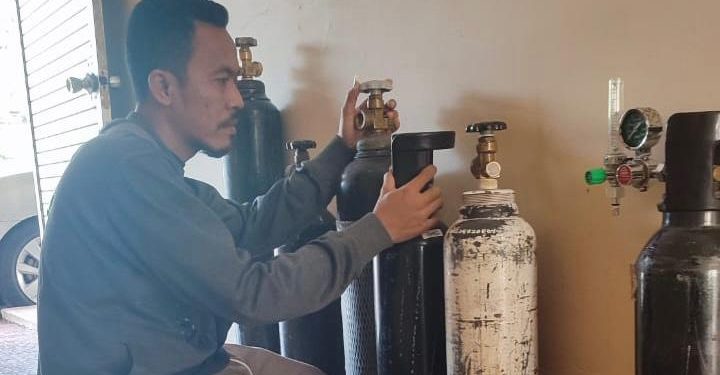 Dampak Lonjakan Pasien Covid-19, Tabung Oksigen Mulai Susah Didapat