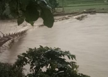 Jambatan Cibuni Ambruk, BPBD Cianjur : Akan Segera Ditindak Lanjuti Supaya Aktifitas Warga Normal Kembali