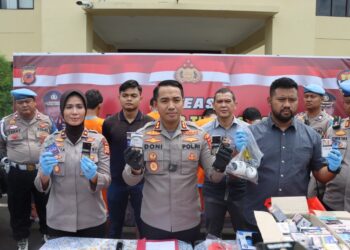 Polres Cianjur Tangkap 5 Pelaku Spesialis Pencurian Minimarket di Cianjur