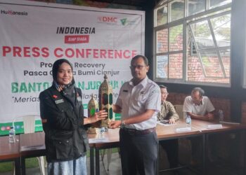 DMC Dompet Dhuafa Targetkan 100 Huntara di Cugenang
