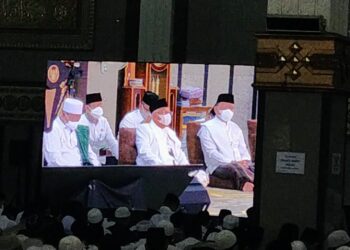 Wapres Hadiri Acara Istigosah Kubro di Cianjur dan Mendoakan Masyarakat yang Terkena Bencana