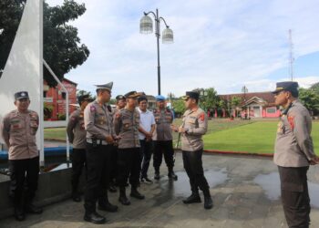 Cek Kesiapan Operasi Ketupat Lodaya 2023, Kapolres Cianjur Tinjau Lokasi Pos Pengamanan di Jalur Selatan