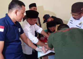 Memperingati Isra Mi’raj, Kepala Desa Wanasari-Agrabinta, di Cianjur Menggelar Hitanan Masal Bagi Masarakat Kurang Mampu