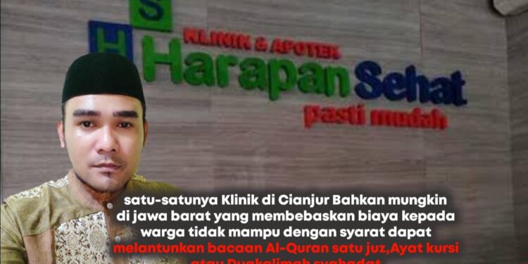 KHS Pusat Pelayanan Kesehatan di Cianjur Satu-satunya Gratiskan Warga Tidak Mampu