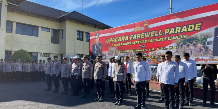 Pimpin apel perdana, ini yang disampaikan Kapolres Cianjur