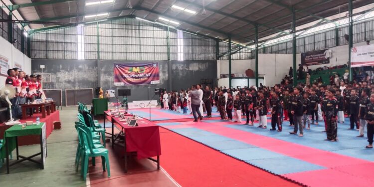 Gong Ditabuh, 550 Peserta Bersaing di Karate Open dan Festival Turnament Bupati Cianjur Cup Championship