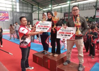 Hebat, Kumpulkan Medali Terbanyak Inkanas Cianjur Raih Juara Satu Turnament Bupati Cup