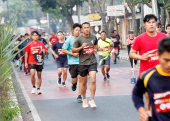 Jarak Tempuh 7,8 Kilometer, Polres Cianjur Fun Run Sukses Meriah