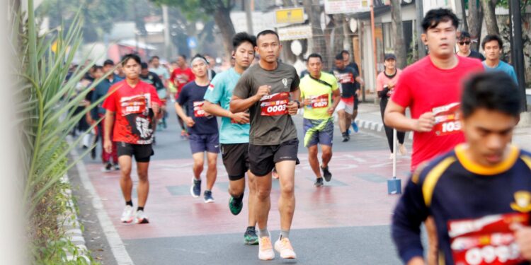 Jarak Tempuh 7,8 Kilometer, Polres Cianjur Fun Run Sukses Meriah