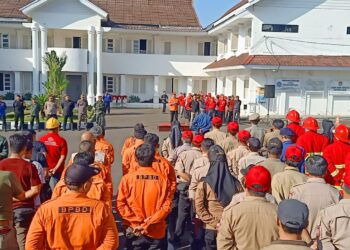Gelar Apel Pasukan Damkar, Bupati Cianjur Sebut Untuk Tingkatkan Kewaspadaan