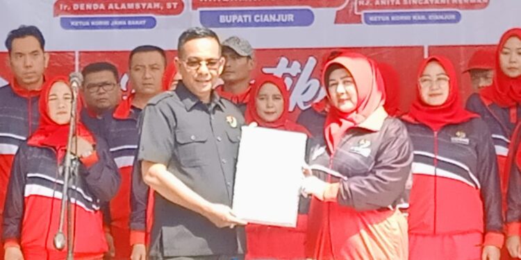 Ambil Alih Kormi Cianjur, Anita Sincayani Dilantik Ketua Jabar