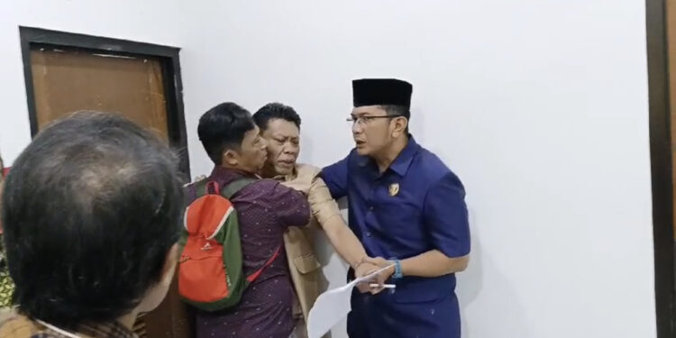 Viral, Dua Anggota DPRD Cianjur Nyaris Adu Jotos
