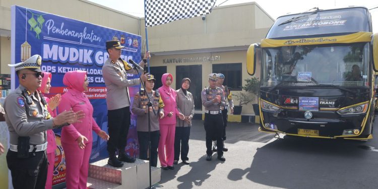 Mudik Gratis, Polres Cianjur Sediakan Dua Bus