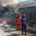 Satu Rumah dan 16 Motor Terbakar Habis di Gang Guntur