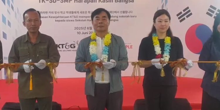SD di Cipanas Dapat Bantuan Gedung dari Yayasan Korea Selatan