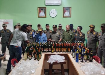 Ratusan Miras Disita Satpol PP Damkar Cianjur, Ini Titik Lokasinya!