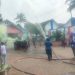 Unik, Pesta Kelulusan SDN Kidangkencana Disemprot Damkar