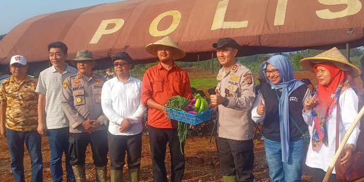 Dukung Ketahanan Pangan, HKTI Kolaborasi Polres Cianjur