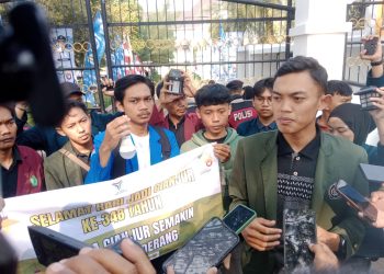 KDM Pimpin Rapat HJC di Tengah Unras Aliansi BEM Cianjur