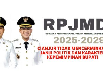 RPJMD Cianjur Dinilai Tak Cerminkan Janji Politik dan Karakter Kepemimpinan Bupati