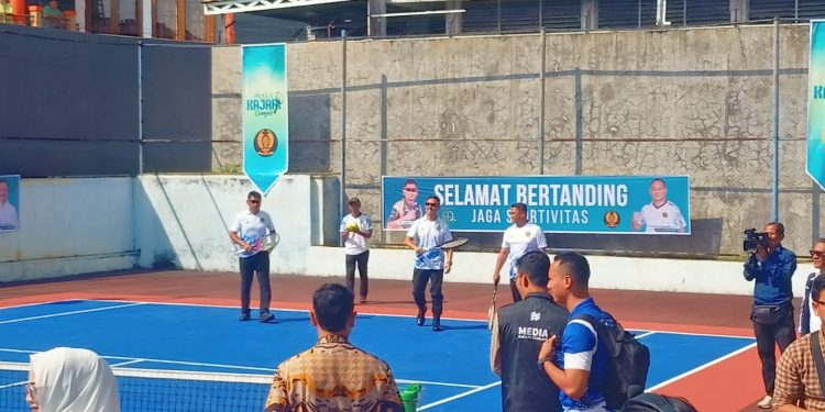 Meriahnya Turnamen Tenis Kejari Cianjur