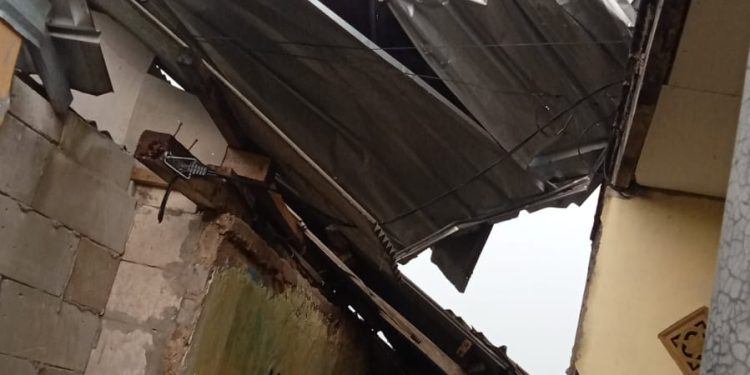 Diterjang Angin Puting Beliung, 8 Rumah di Bunisari Porak Poranda