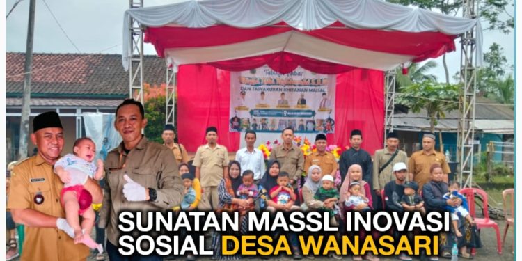 Kepala Desa Wanasari Dedikasikan Dana Desa untuk Rakyat, Gelar Sunatan Massal 4 Kali