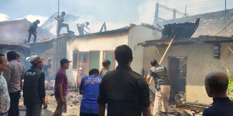 Enam Rumah di Pacet Cianjur Ludes Terbakar, 32 Warga Mengungsi