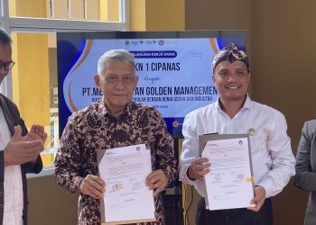 SMK Negeri 1 Cipanas Teken MOU dengan PT Metropolitan Golden Management (MGM)