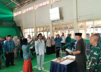 Pj Desa Tanjungsari Dilantik, Minta Kolaborasi Majukan Desa