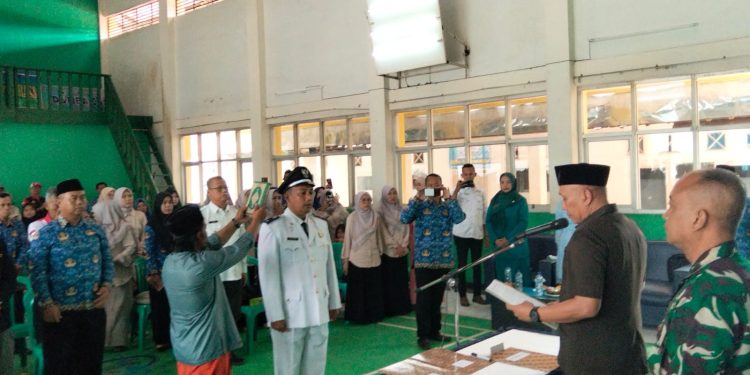 Pj Desa Tanjungsari Dilantik, Minta Kolaborasi Majukan Desa