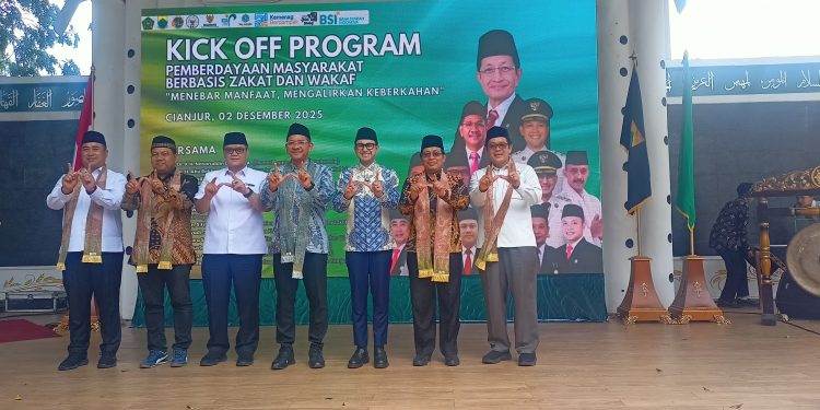 Kabupaten Cianjur Sandang Daerah Wakaf di Jawa Barat