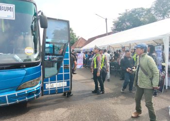 Puluhan Kendaraan Terjaring Ram Cek di Terminal Pasirhayam, Polres Cianjur : Minimalisir Kecelakaan