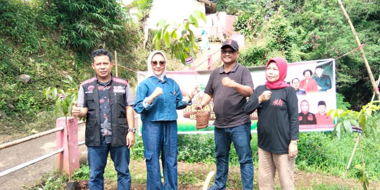 PDIP Cianjur Kembali Tanam Bibit Pohon