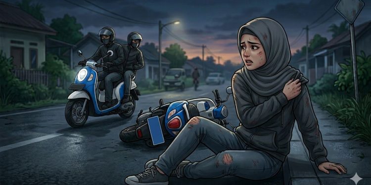 Karyawati Pabrik di Ciranjang Jadi Korban Begal Bawa Senjata Api