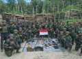 Jaga Stabilitas Keamanan, Yonif 300/Brajawijaya Berhasil Sita Senjata  KBB di Nduga    
