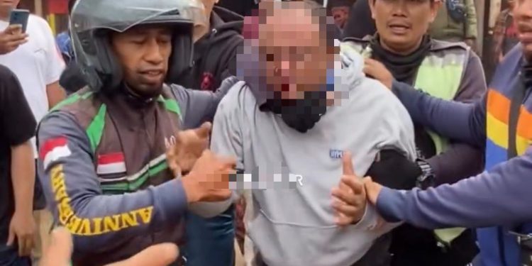 Gagal Bawa Kabur Motor di Ciranjang, Seorang Pria Dihakimi Massa