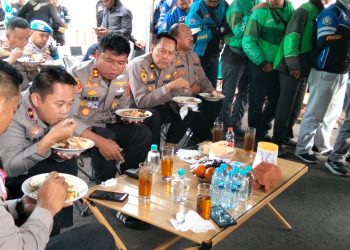 Polres Cianjur Makan Bersama dan Dengar Keluhan Masyarakat soal Knalpot Brong