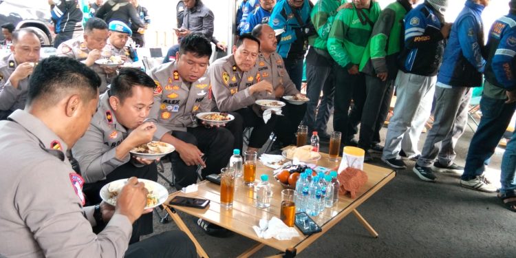 Polres Cianjur Makan Bersama dan Dengar Keluhan Masyarakat soal Knalpot Brong