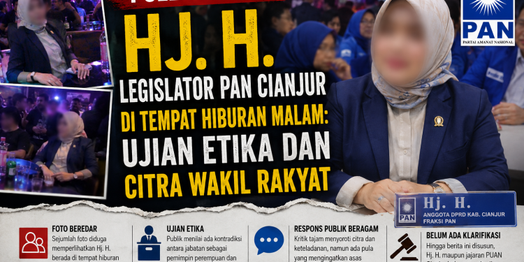 Polemik Foto Hj. H., Legislator PAN Cianjur di Tempat Hiburan Malam: Ujian Etika dan Citra Wakil Rakyat