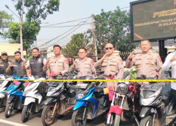Enam Tersangka Curat Puluhan Kendaraan Diamankan Polres Cianjur