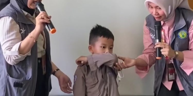 Cegah Penyakit, RSUD Sayang Lakukan Penyuluhan Kesehatan ke Pelajar TK  
