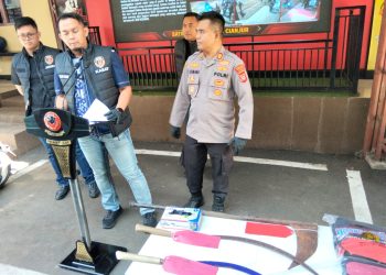 Aksi Curi Motor Gunakan Sajam di Sukaluyu Berakhir, Polisi Amankan Empat Pelaku 