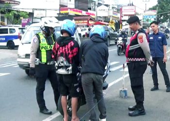 Sikat Habis Knalpot Brong, Polres Cianjur Catat Razia Hingga 108 Kali