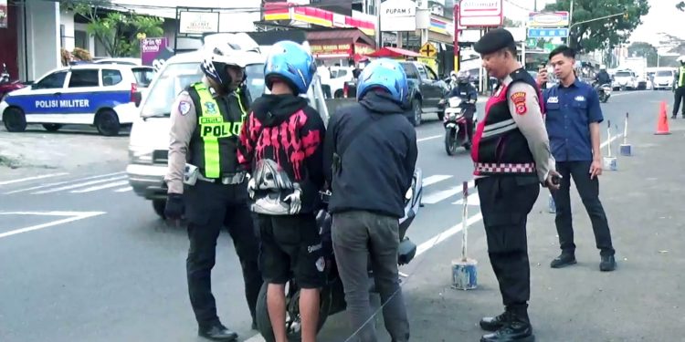Sikat Habis Knalpot Brong, Polres Cianjur Catat Razia Hingga 108 Kali
