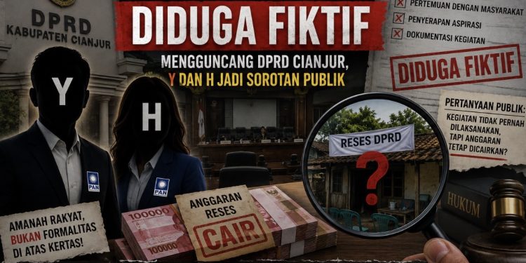 Skandal Reses Diduga Fiktif Mengguncang DPRD Cianjur, Y dan H Jadi Sorotan Publik
