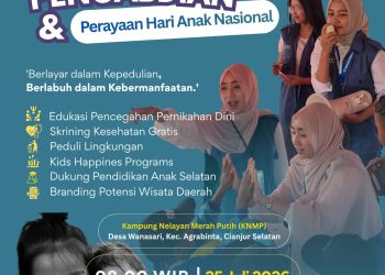 Peringati Hari Anak Nasional, Komunitas Psychology Education Gelar VolunTrip di Pesisir Cianjur Selatan
