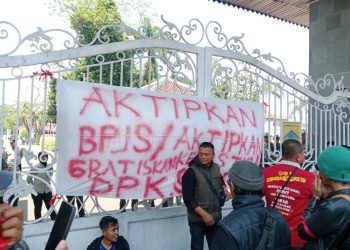 UHC Prioritas Dihentikan, DPK SPRI Demo di Pendopo