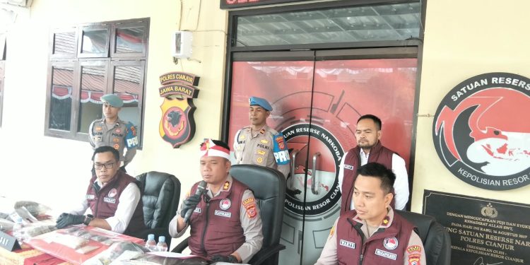 Puluhan Kasus Narkotika Diungkap Polres Cianjur Kurun Waktu Satu Bulan